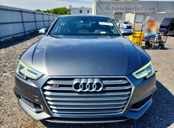 WAUB4BF41JA083546 2018 AUDI S4 Gray Вид спереду