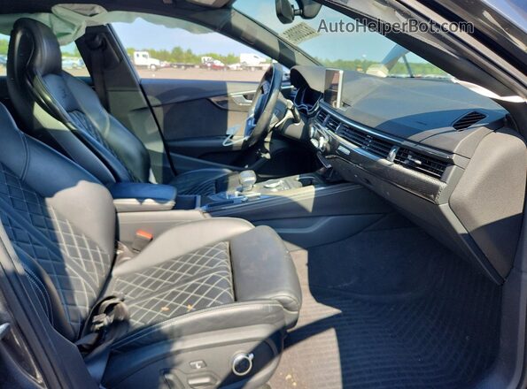 WAUB4BF41JA083546 2018 AUDI S4 Gray Вид салону спереду