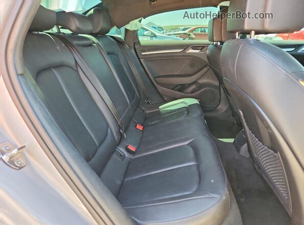 WAUB8GFF1G1051238 2016 AUDI A3 Silver Rear seats view