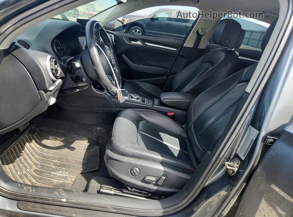 WAUB8GFF2G1025053 2016 AUDI A3 Gray Front interior view