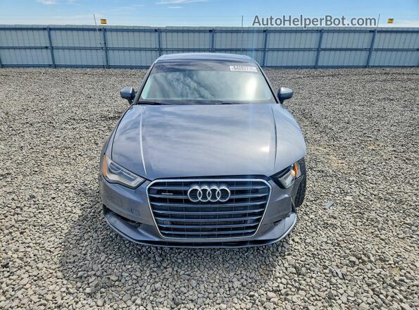 WAUB8GFF2G1025053 2016 AUDI A3 Gray Front view