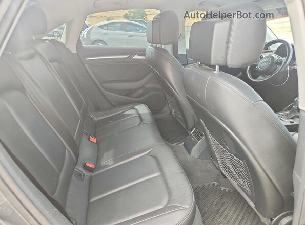 WAUB8GFF2G1025053 2016 AUDI A3 Gray Rear seats view
