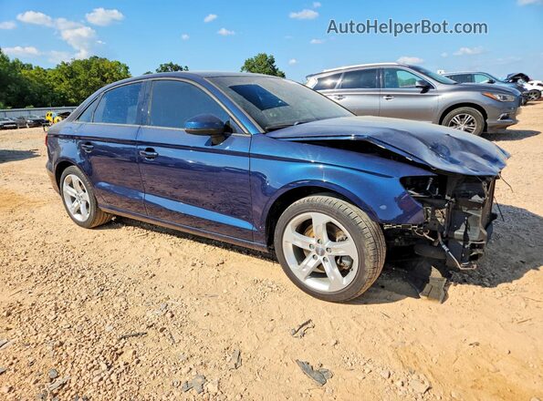 WAUB8GFFXJ1014440 2018 AUDI A3 Blue Передня права чверть