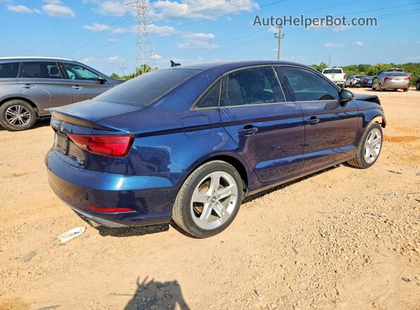 WAUB8GFFXJ1014440 2018 AUDI A3 Blue Задня права чверть