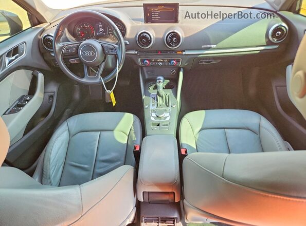 WAUB8GFFXJ1014440 2018 AUDI A3 Blue Вид панелі приладів