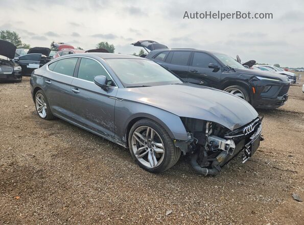 WAUBNCF50KA011072 2019 AUDI A5 Gray Przód prawy