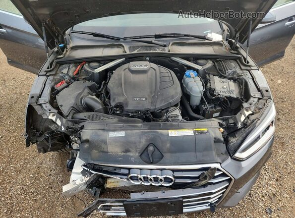 WAUBNCF50KA011072 2019 AUDI A5 Gray Widok wnętrza z tyłu
