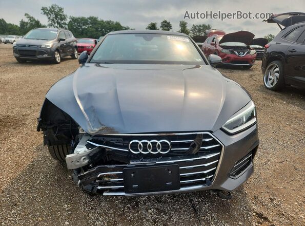 WAUBNCF50KA011072 2019 AUDI A5 Gray Widok z przodu