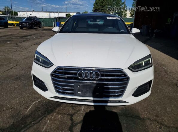 WAUBNCF54KA045323 2019 AUDI A5 White Widok z przodu