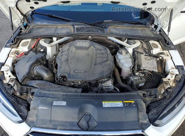 WAUBNCF54KA045323 2019 AUDI A5 White Widok wnętrza z tyłu