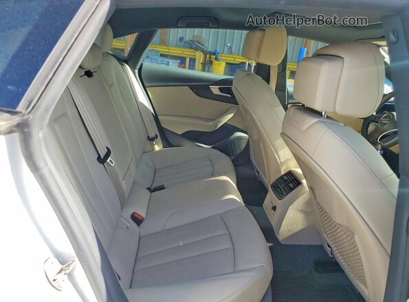 WAUBNCF54KA045323 2019 AUDI A5 White Widok tylnych siedzeń