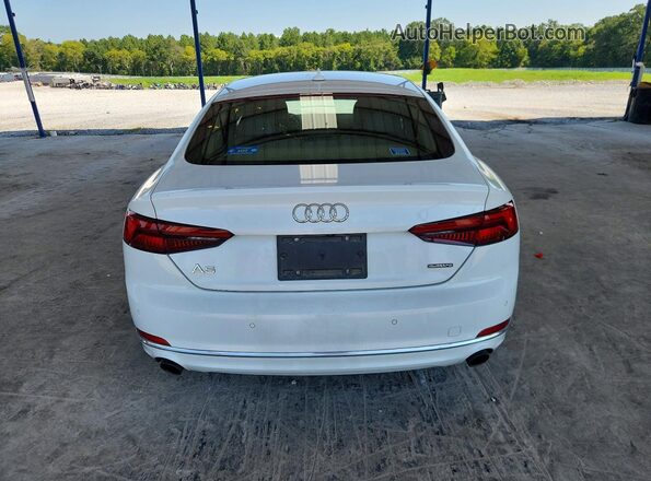 WAUBNCF57KA093687 2019 AUDI A5 White Вид ззаду