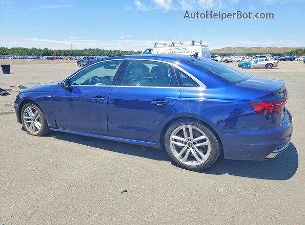 WAUDAAF49RN011588 2024 AUDI A4 Blue უკანა მარცხენა