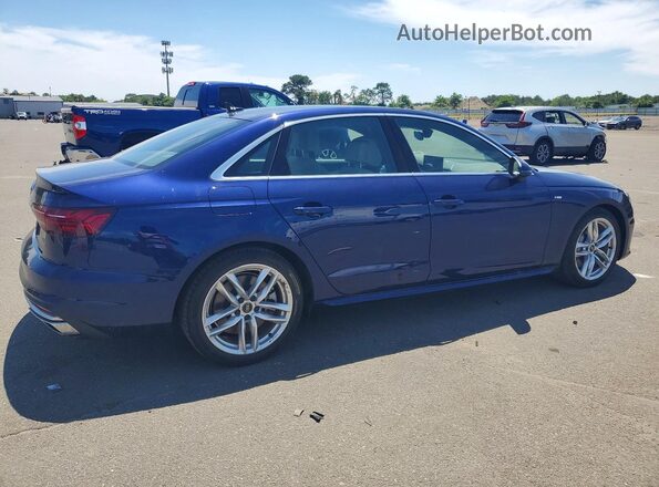 WAUDAAF49RN011588 2024 AUDI A4 Blue უკანა მარჯვენა