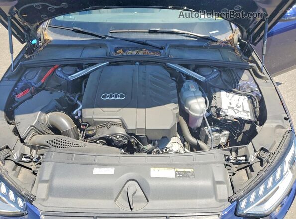 WAUDAAF49RN011588 2024 AUDI A4 Blue უკანა სალონის ხედი