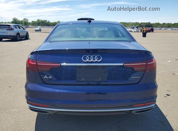 WAUDAAF49RN011588 2024 AUDI A4 Blue უკანა ხედი