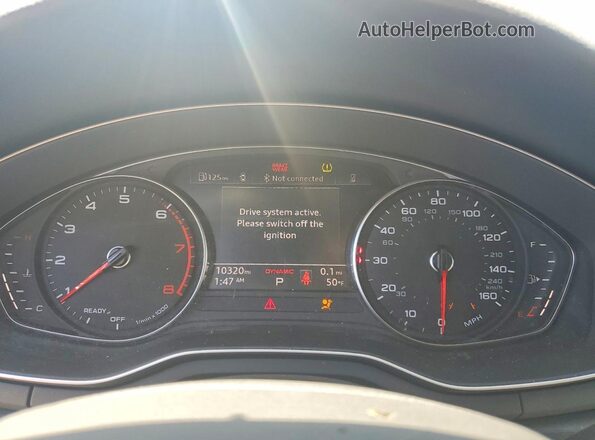 WAUDAAF49RN011588 2024 AUDI A4 Blue ხელსაწყოთა პანელის ხედი
