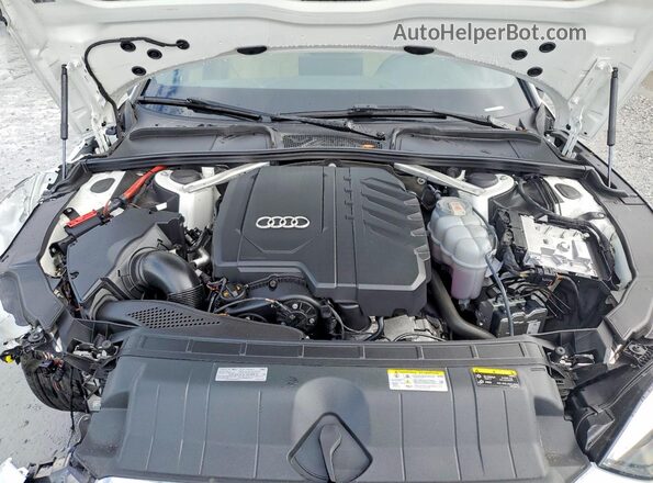 WAUDACF56PA046484 2023 AUDI A5 White Widok wnętrza z tyłu
