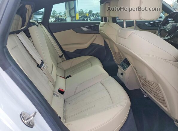 WAUDACF56PA046484 2023 AUDI A5 White Widok tylnych siedzeń