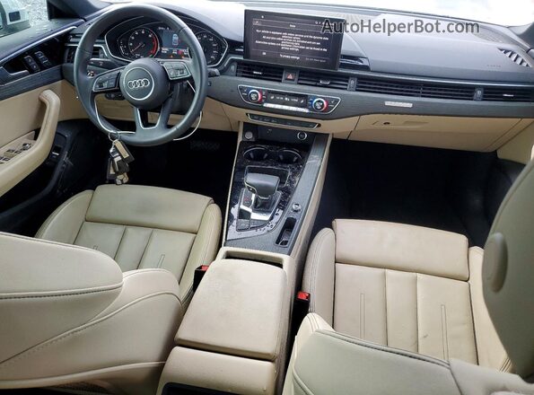 WAUDACF56PA046484 2023 AUDI A5 White Widok deski rozdzielczej
