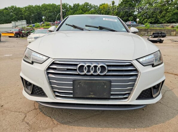 WAUDNAF45KN018872 2019 AUDI A4 White წინა ხედი