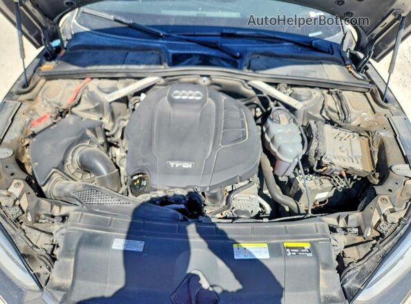 WAUDNCF56KA100525 2019 AUDI A5 Серебряный Вид задней части салона