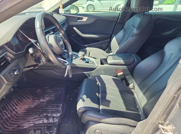 WAUDNCF56KA100525 2019 AUDI A5 Серебряный Вид салона спереди