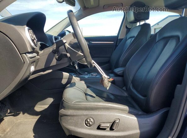 WAUE8GFF0G1031592 2016 AUDI A3 Синий Вид салона спереди