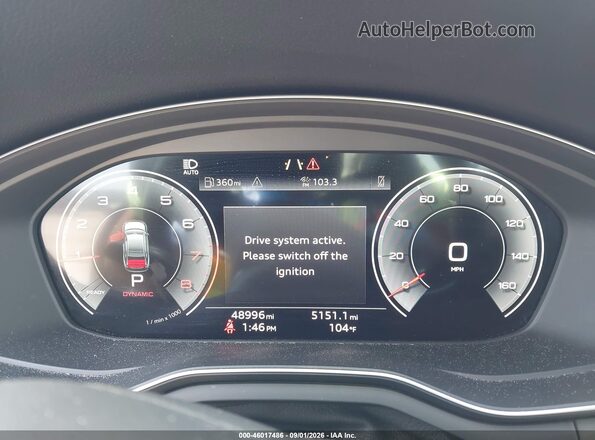 WAUEAAF46RN014212 2024 AUDI A4 Dark Blue Widok tylnych siedzeń