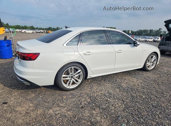 WAUEAAF4XNN007418 2022 AUDI A4 White უკანა მარჯვენა
