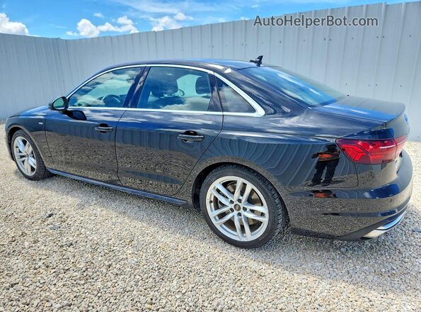 WAUEAAF4XRN008932 2024 AUDI A4 Black უკანა მარცხენა