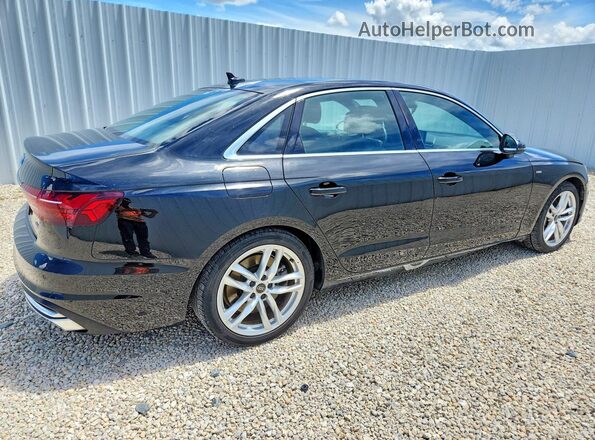 WAUEAAF4XRN008932 2024 AUDI A4 Black უკანა მარჯვენა