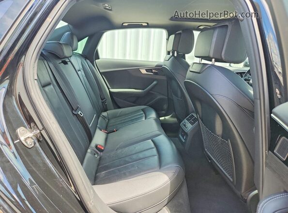 WAUEAAF4XRN008932 2024 AUDI A4 Black უკანა სავარძლების ხედი