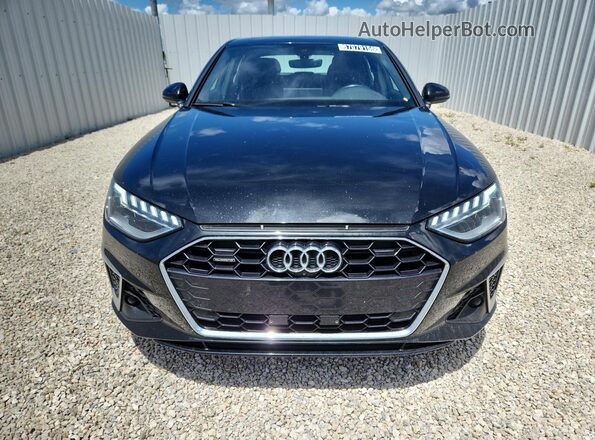 WAUEAAF4XRN008932 2024 AUDI A4 Black VIN კოდის სტიკერის ხედი