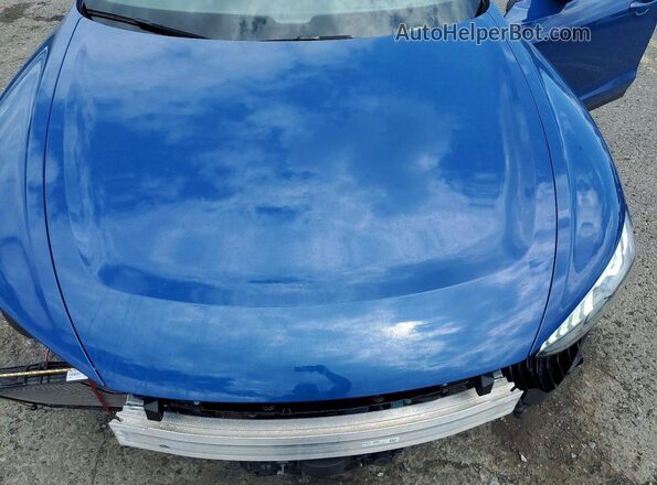 WAUEJBFW4R7003768 2024 AUDI E-TRON Blue Սալոնի հետևի տեսք