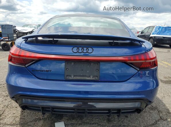 WAUEJBFW4R7003768 2024 AUDI E-TRON Blue Հետևի տեսք