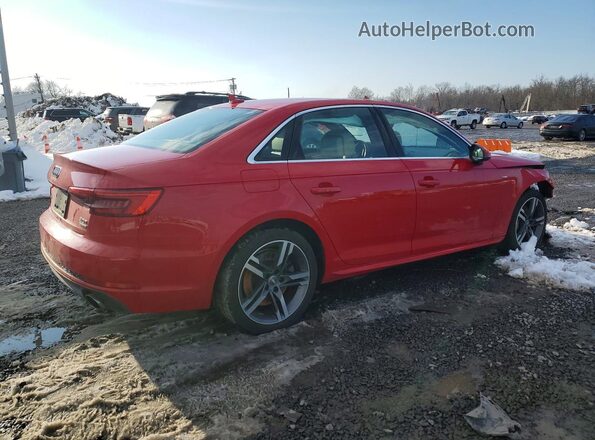 WAUENAF40HN037536 2017 AUDI A4 Красный Задняя правая четверть