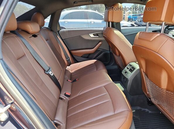WAUENAF40HN048391 2017 AUDI A4 Black Вид задніх сидінь