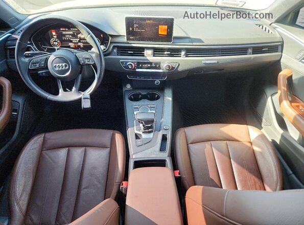 WAUENAF40HN048391 2017 AUDI A4 Black Вид панелі приладів