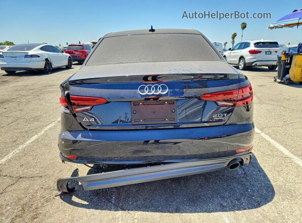 WAUENAF40HN048391 2017 AUDI A4 Black Вид ззаду