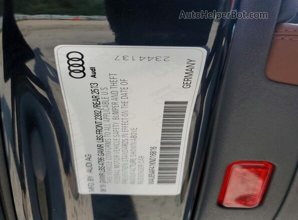 WAUENAF41KN016816 2019 AUDI A4 Black Շարժիչի բաժամունքի տեսք