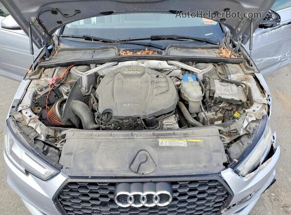 WAUENAF42HN014307 2017 AUDI A4 Silver უკანა სალონის ხედი