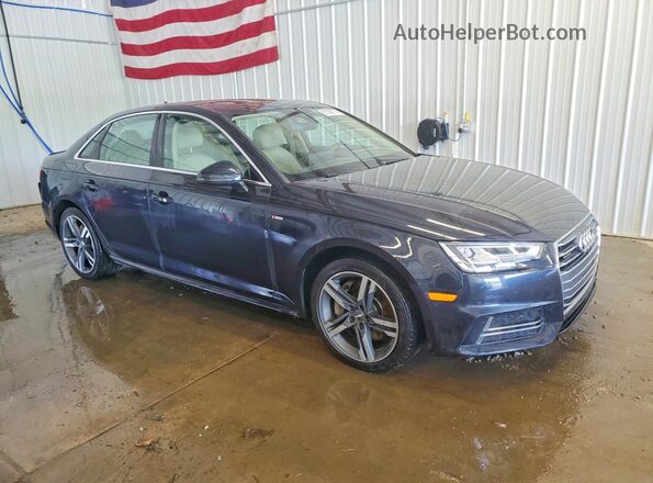 WAUENAF42HN030037 2017 AUDI A4 Blue Передня права чверть