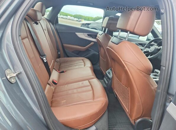 WAUENAF42KN005713 2019 AUDI A4 Gray Вид задніх сидінь