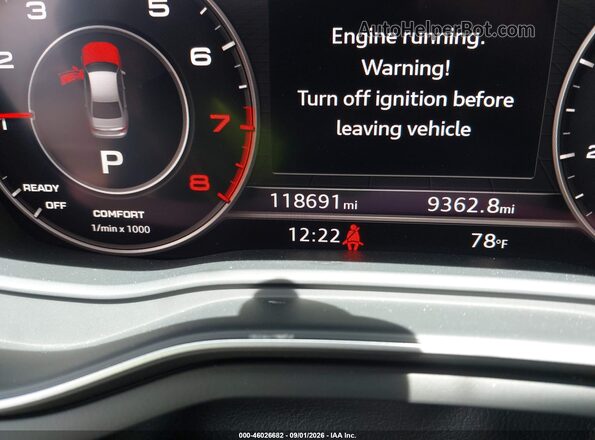 WAUENAF45HN065980 2017 AUDI A4 Black 