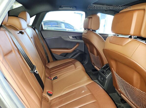 WAUENAF45JA091833 2018 AUDI A4 Blue Вид задніх сидінь