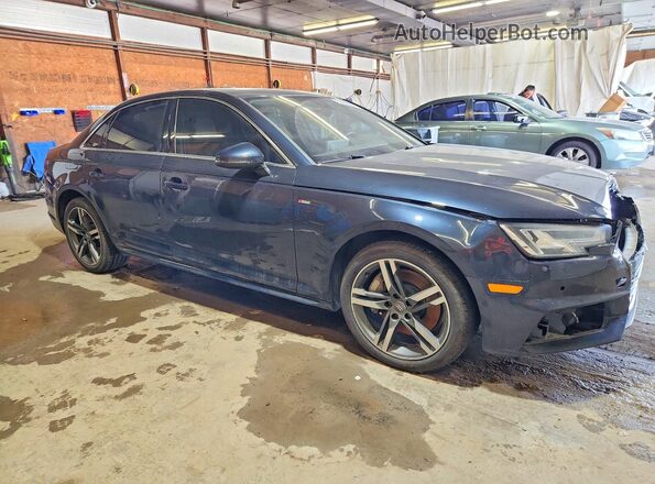 WAUENAF45JA091833 2018 AUDI A4 Blue Передня права чверть