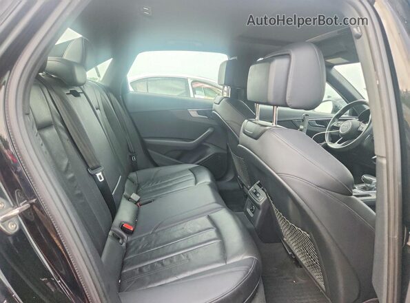 WAUENAF46JA181329 2018 AUDI A4 Черный Вид задних сидений