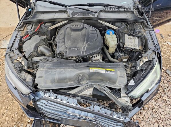 WAUENAF48JA040259 2018 AUDI A4 Blue უკანა სალონის ხედი
