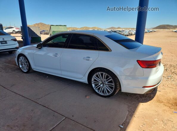 WAUENAF49HA172053 2017 AUDI A4 White Задня ліва чверть